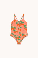 Strawberries Swimsuit | Dark Pink