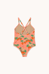 Strawberries Swimsuit | Dark Pink