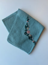 Embroidered Wrap | Pistachio Green Floral