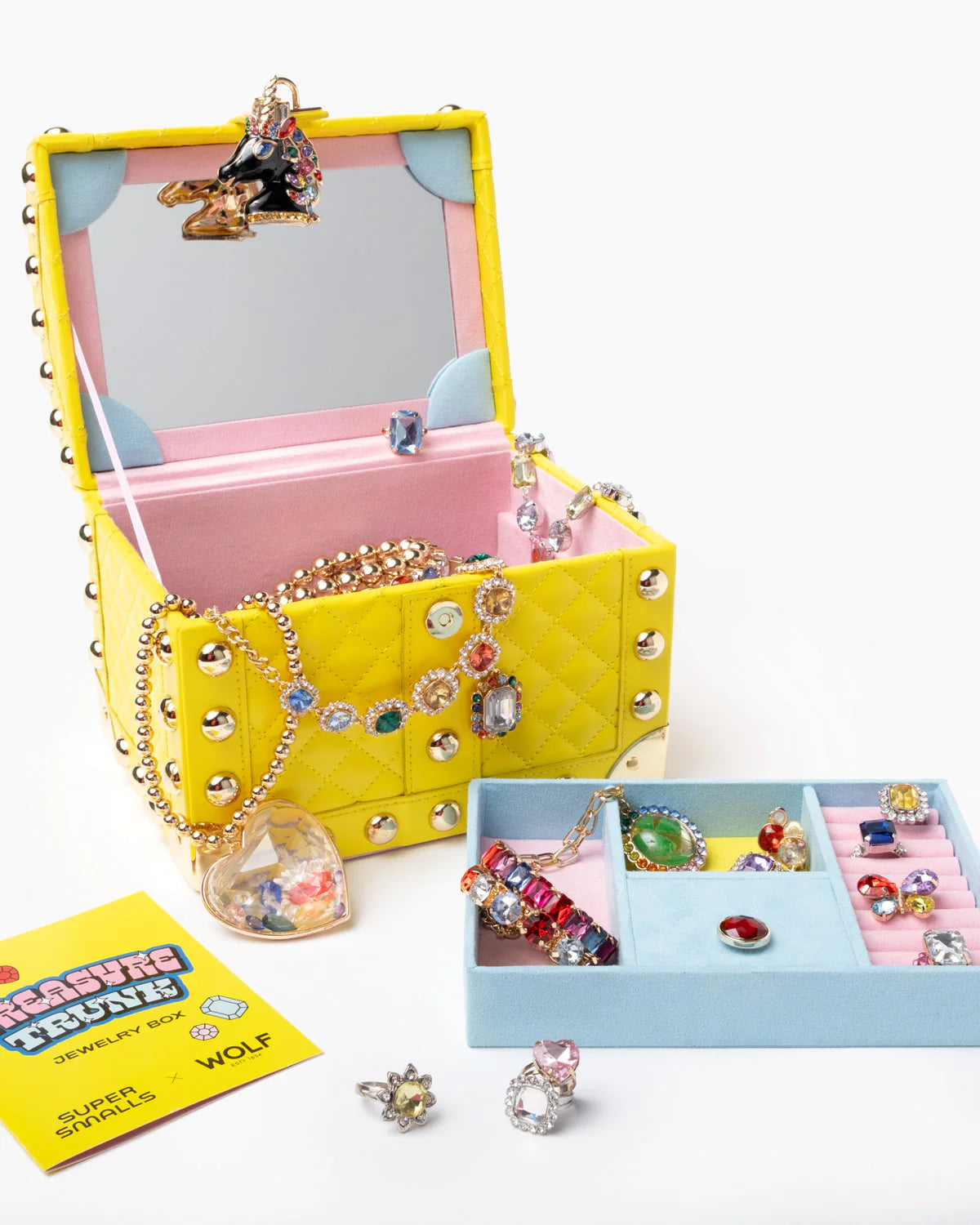 Super Smalls WOLF Treasure Trunk Jewelry Box | Marigold