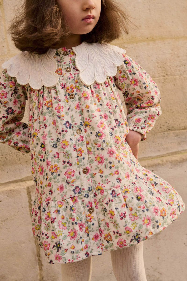 Dress Heidi | Cream Wild Flowers