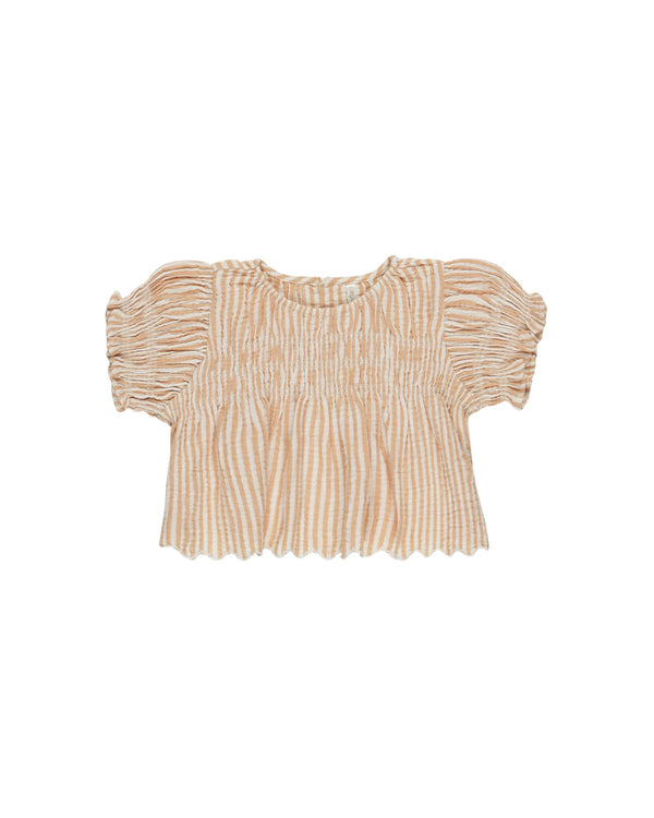 Colette Top | Grapefruit Stripe