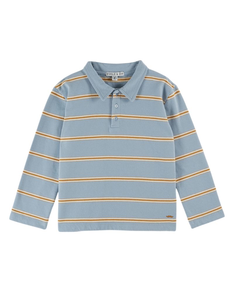 Polo Molleton Raye | Banquise