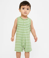 Lachlan Romper | Palm Stripe