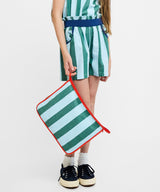 Large Zip Bag | Surf Stripe