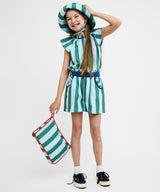 Large Zip Bag | Surf Stripe