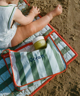 Large Zip Bag | Surf Stripe