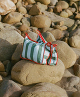 Large Zip Bag | Surf Stripe
