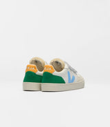Small V-90 | White Aqua Emeraude