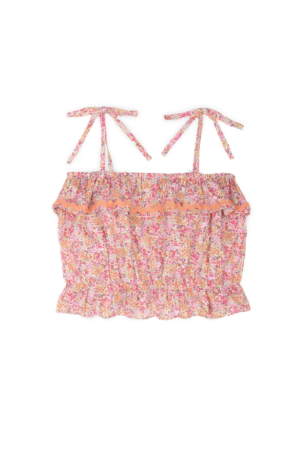 Victoria Voile Top | Printed Voile