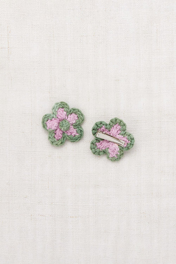 Medium Flower Clip Set | Hazy Lilac