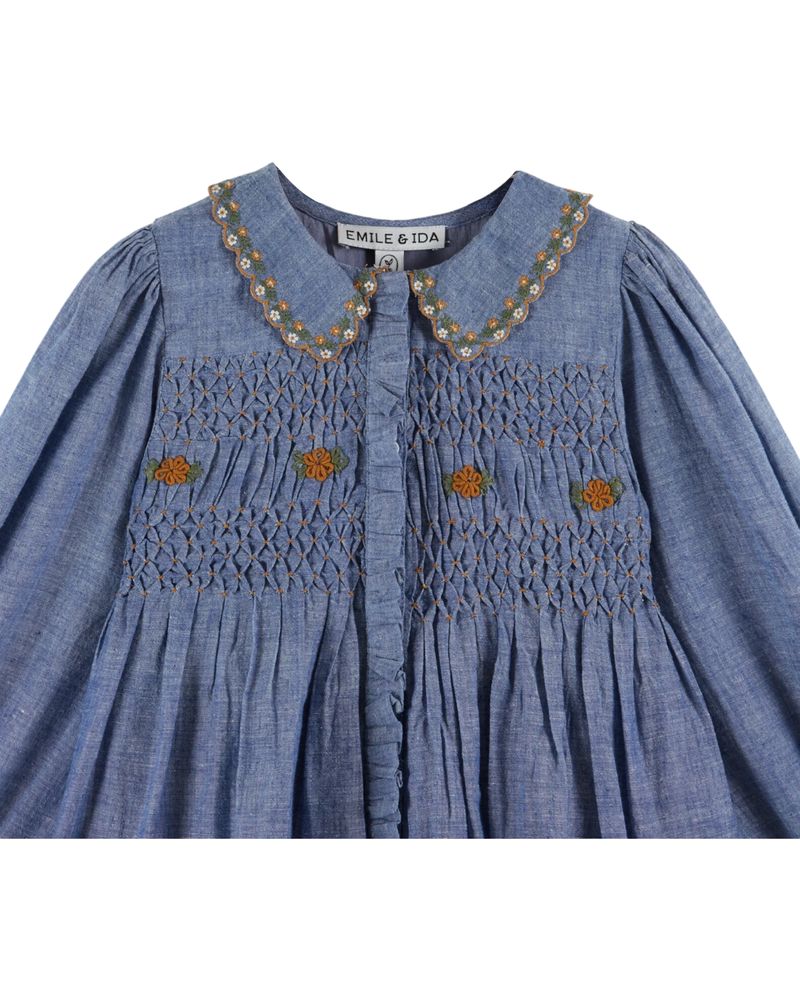 Robe Smockee | Chambray