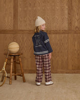 Palmer Pant | Burgundy Plaid
