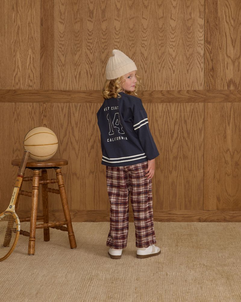 Palmer Pant | Burgundy Plaid