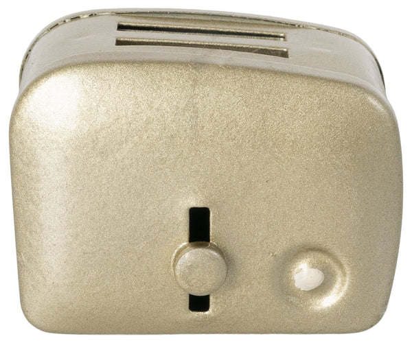 Miniature Toaster & Bread | Silver