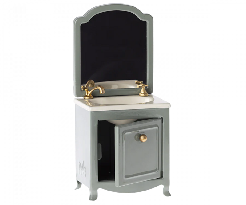 Sink w/ Mirror, Mouse - Dark Mint