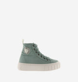 Abril Dyed Canvas Mid Boot Drec | Jade
