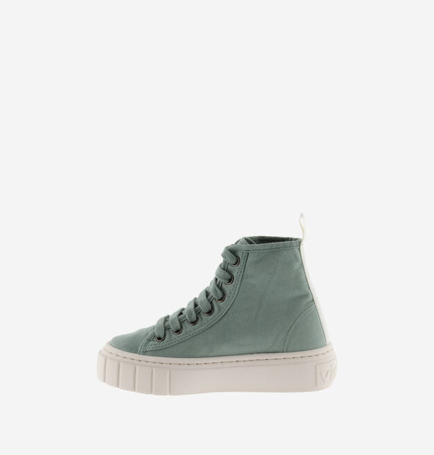 Abril Dyed Canvas Mid Boot Drec | Jade