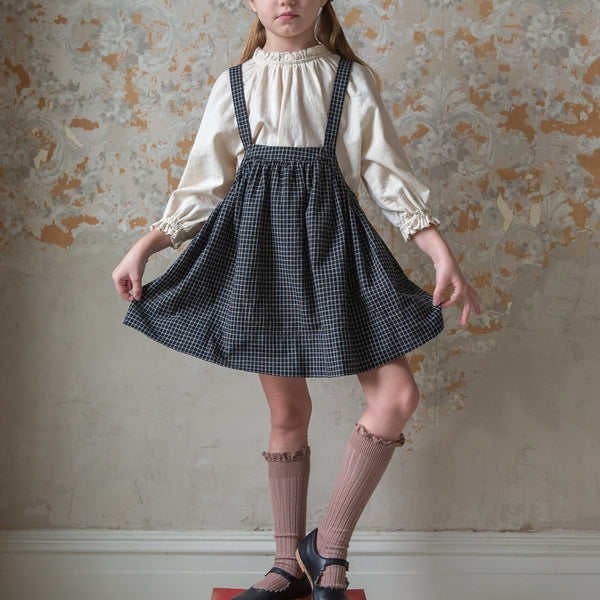 Eloise Pinafore | Grid | Marigold Modern Kids