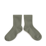 Adult La Mini Ribbed Socks - Sage