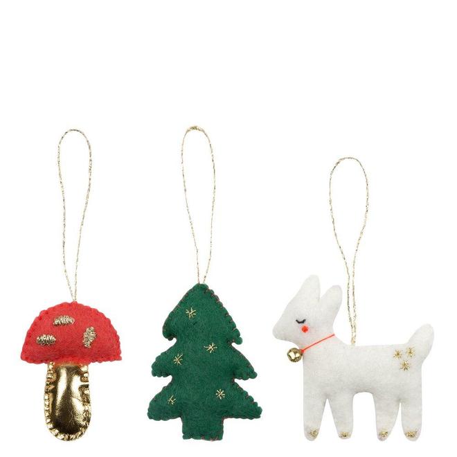 Woodland Tree Decoration Set