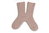 Womens Victoire Glittery Socks - Antique Rose