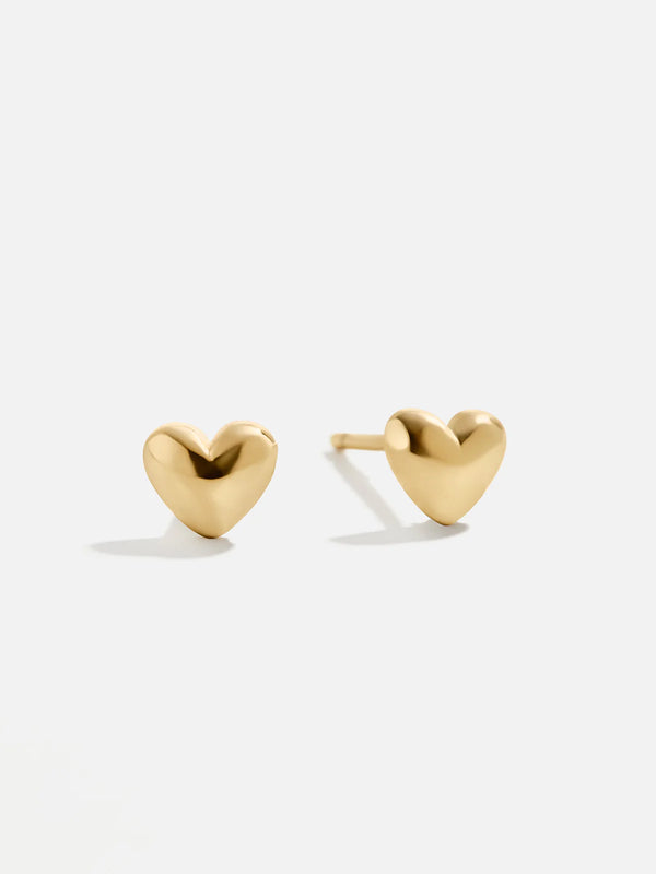 Minibar Gold Heart Studs