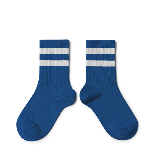 Nico Varsity Socks - Blue Sapphire