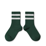 Nico Varsity Socks | Forest Green