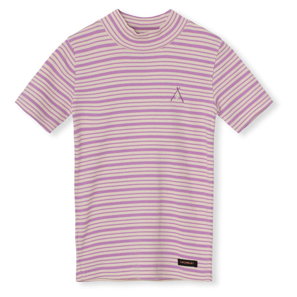 Agnes T-Shirt | African Violet Stripe
