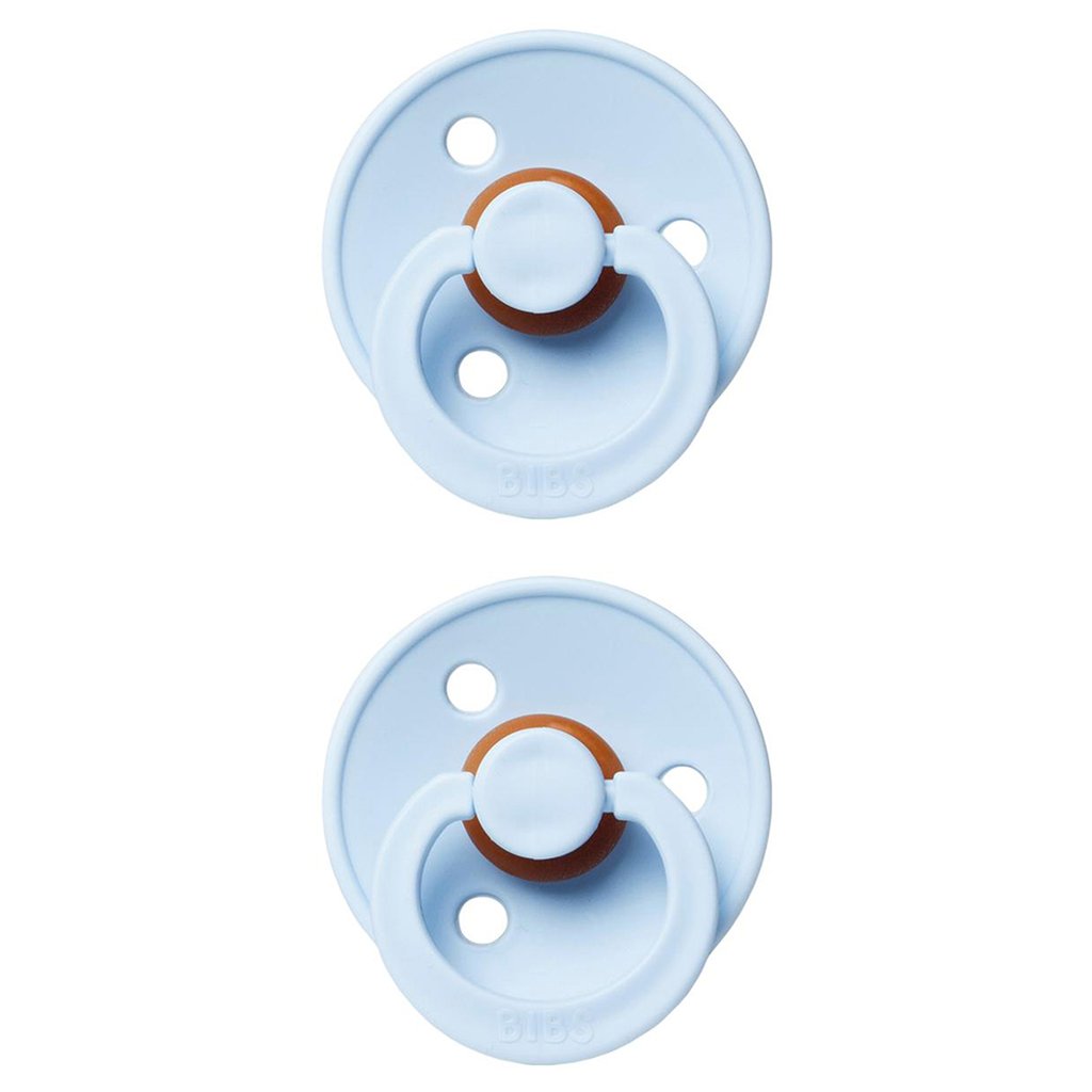 Bibs Pacifier 2 Pack - Baby Blue – Marigold Modern Kids