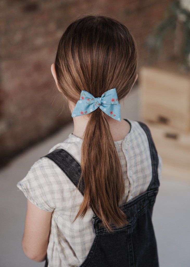 Baby Tied Bow Hair Clip