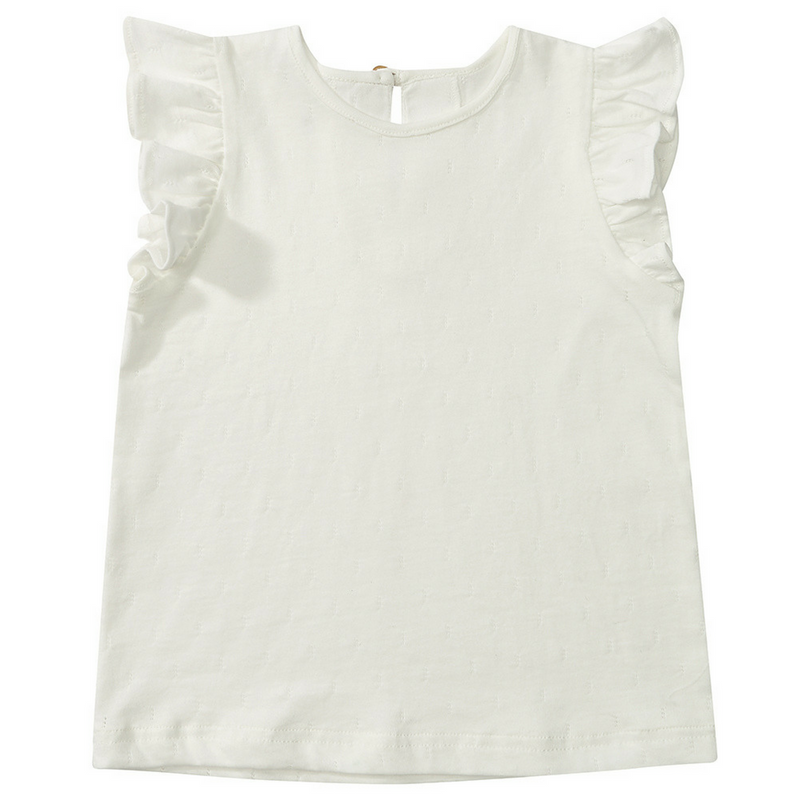 Edie Frill Top | White
