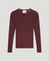 Lauren Fitted Long Sleeve Shirt | Maroon