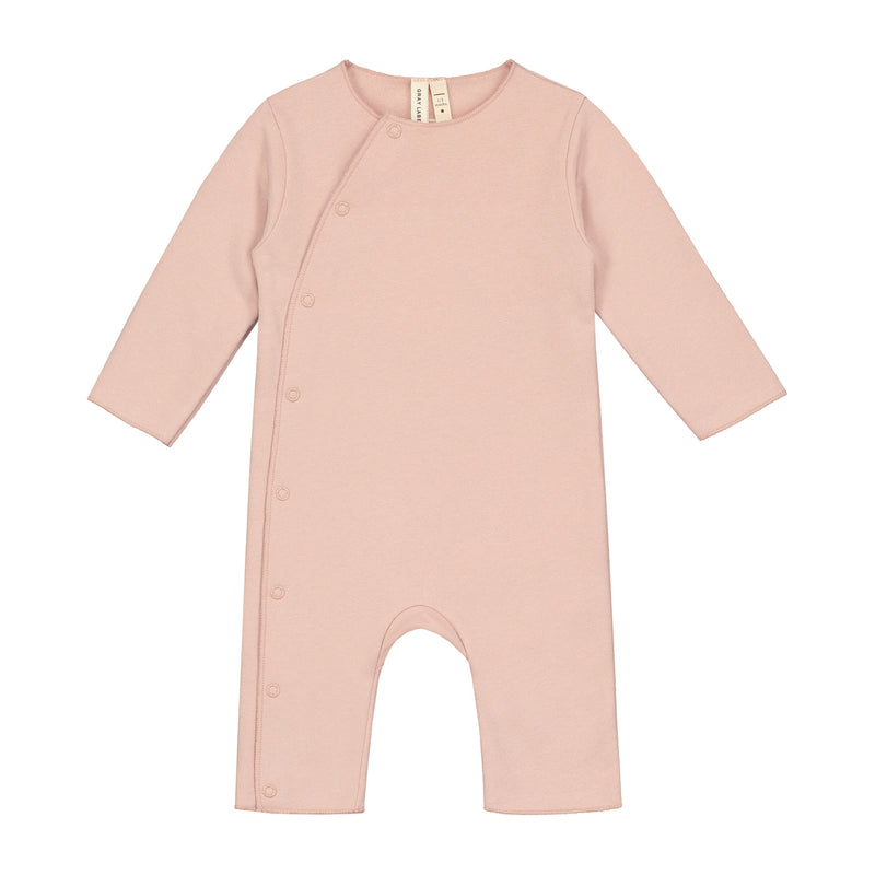 Baby Suit W/ Snaps - Vintage Pink