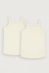 Strap Vest - 2 Pack - Cream