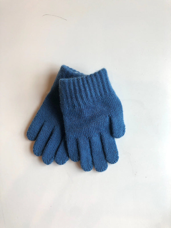 Knit Gloves - French Blue