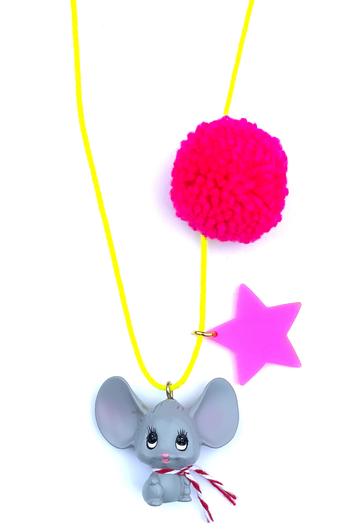 Holiday Mouse Necklace