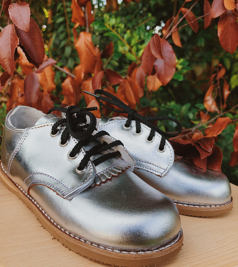 Artie Saddle Shoe - Silver