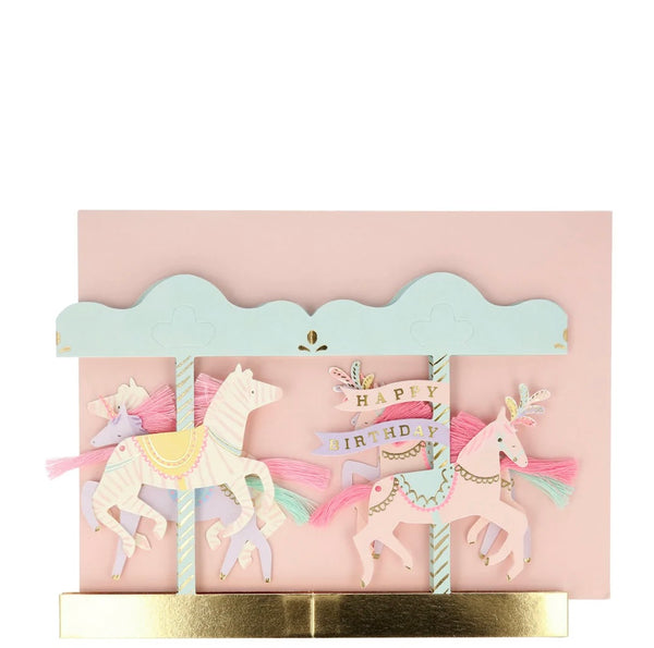 Carousel Stand-up Card