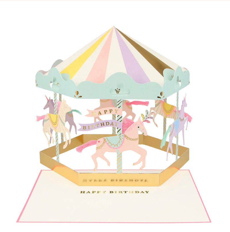 Carousel Stand-up Card