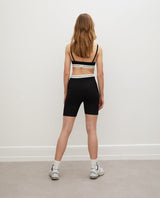 Ida Ribbed Shorts | Black