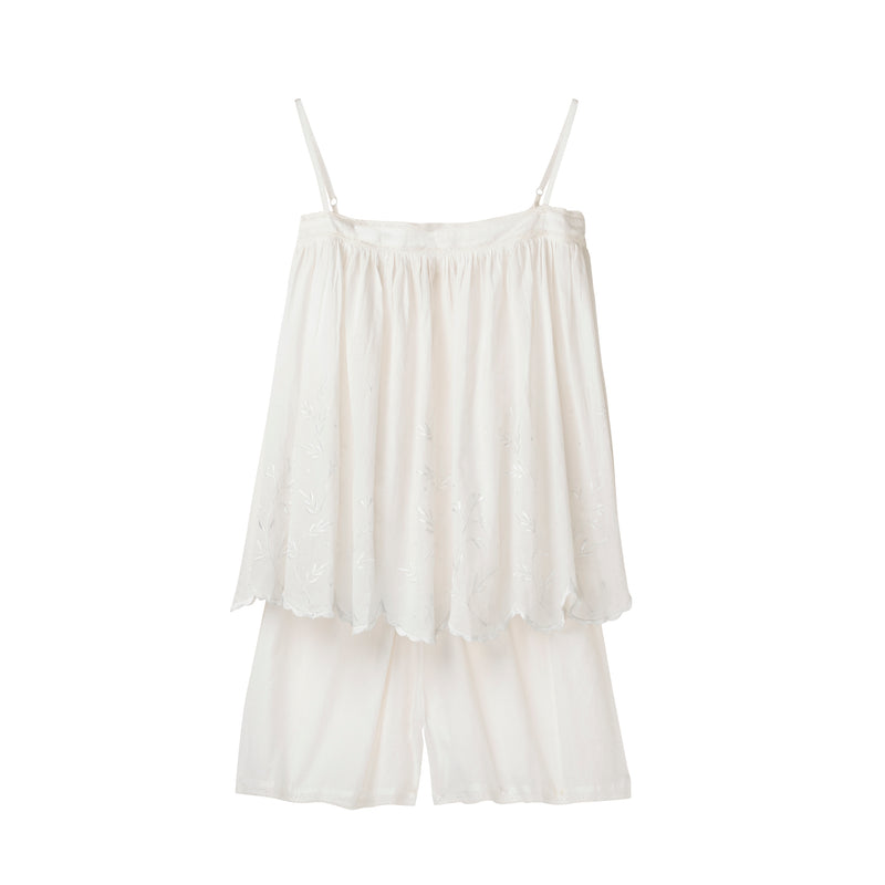 Lily Cami Set | Pure White