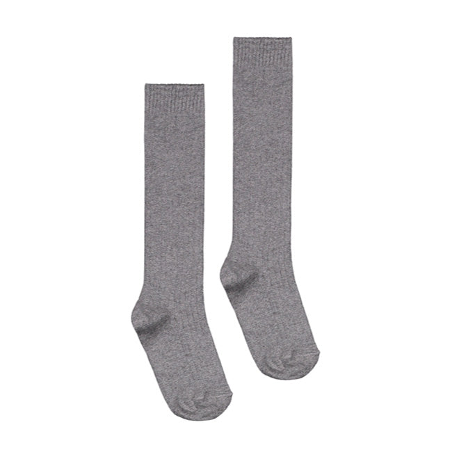 Long Socks - Grey Melange