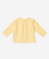 Lupo Baby Shirt | Yellow Check
