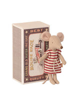 Big Sister Mouse In Matchbox | Red Striped Dress