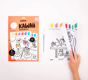 Kawaii Paint Kit Book