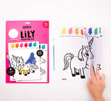 Lily Unicorn Paint Kit Book