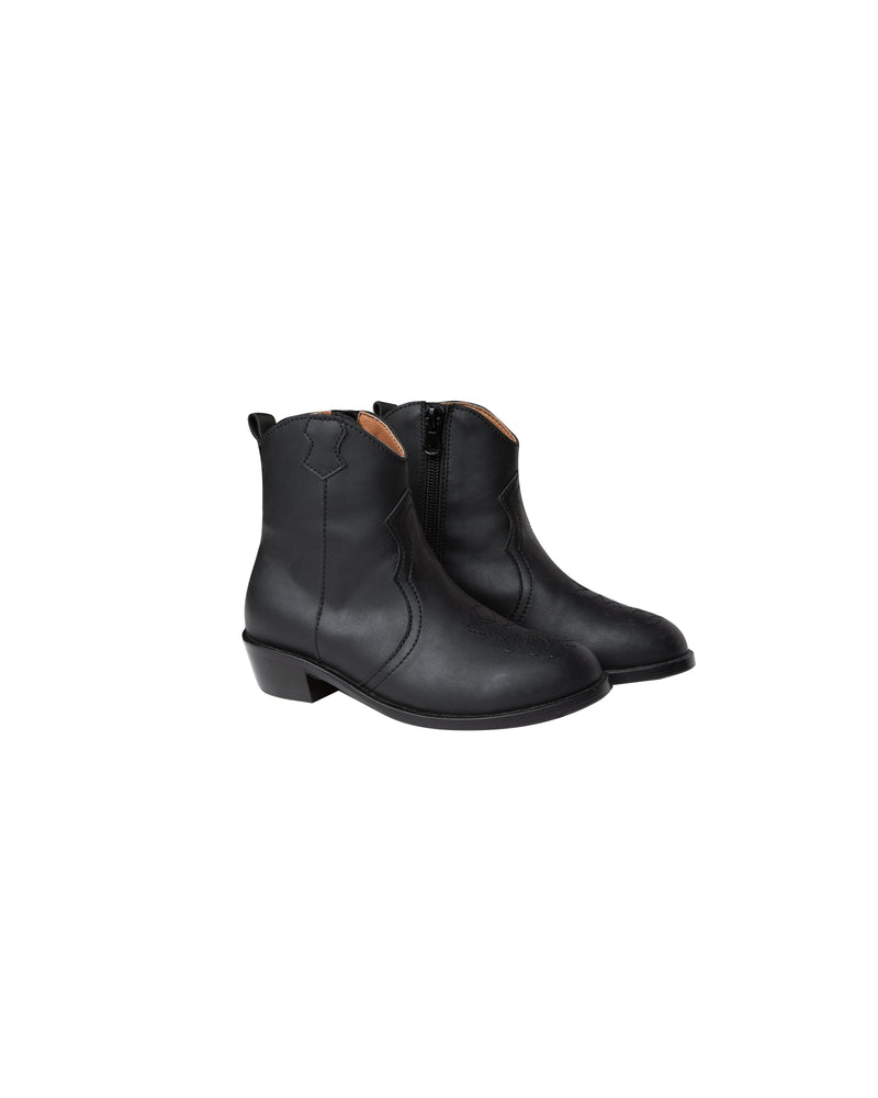 Western Boot - Vintage Black