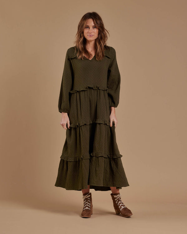 Mabel Dress | Army